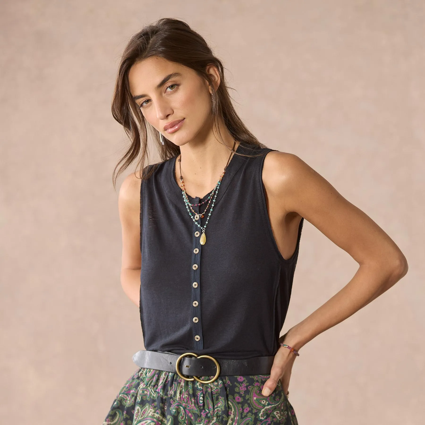 Benita Henley Tank