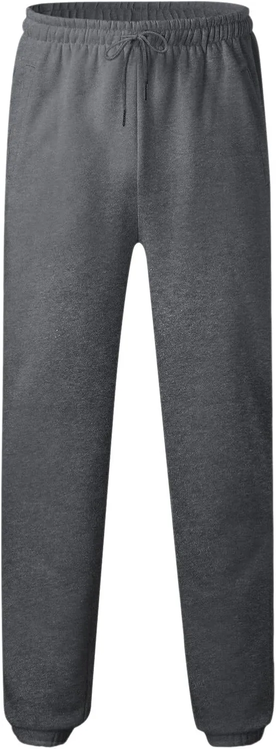 Cargo Trousers for Men Sweatpants for Men Men's Sweatpants Casual Lounge Cotton Pants Open Bottom Straight Leg Sweat