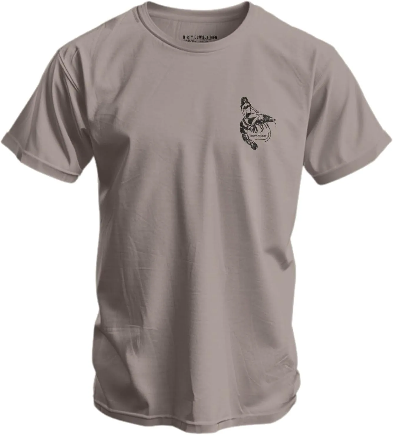 Combat Iron Men's Graphic T-Shirt | Lil Shrimp Club | Athletic Fit, Tagless Comfort