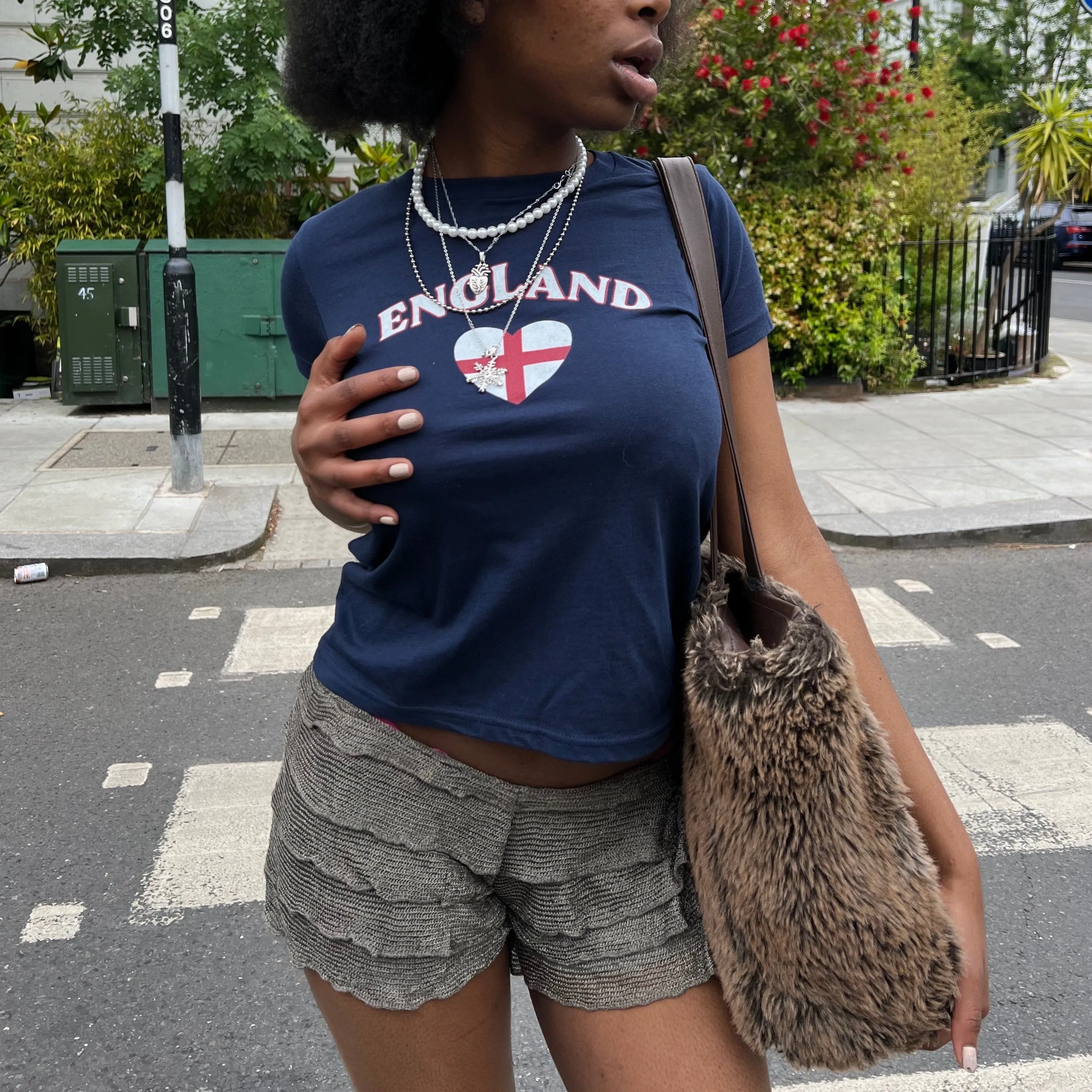 England Slogan Baby Tee