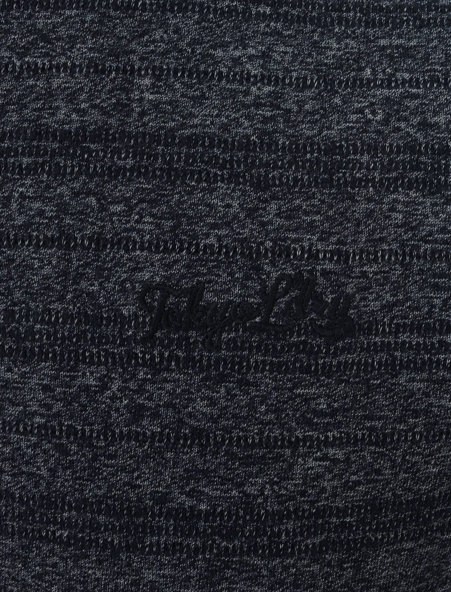 Hoaden Grindle Stripe Long Sleeve Henley Top in Mood Indigo - Tokyo Laundry
