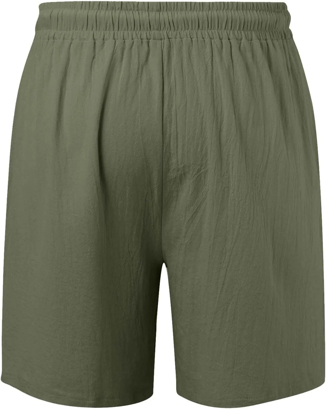 Men's Chino Shorts Casual Elastic Waist Drawstring Lightweight Workout Lounge Beach Jersey Sweat Shorts