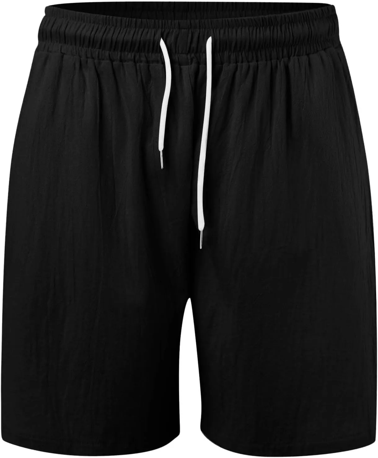 Men's Chino Shorts Casual Elastic Waist Drawstring Lightweight Workout Lounge Beach Jersey Sweat Shorts