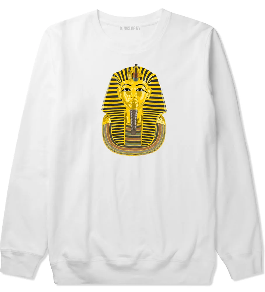 Pharaoh Egypt Gold Egyptian Head Crewneck Sweatshirt