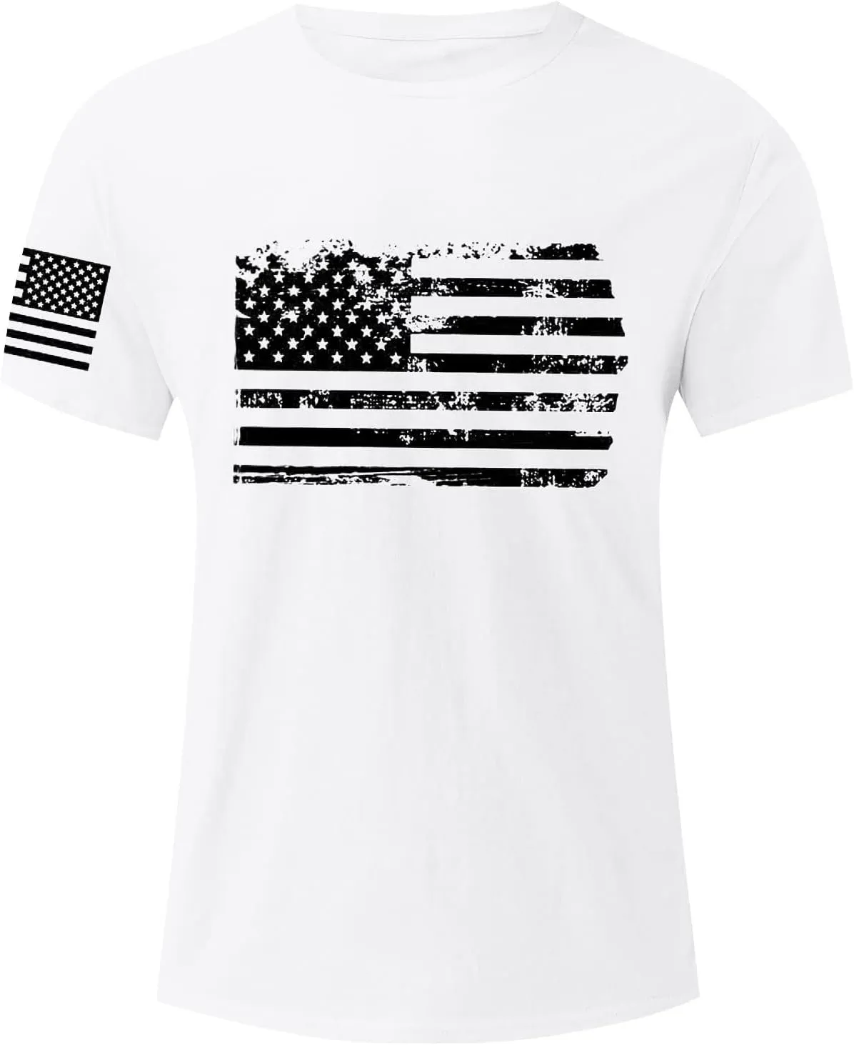 RTRDE Men's Flag T-Shirts Graphic Tees Crewneck Election 2024 Shirt Patriotic Short Sleeve Print Tshirts, M-5XL