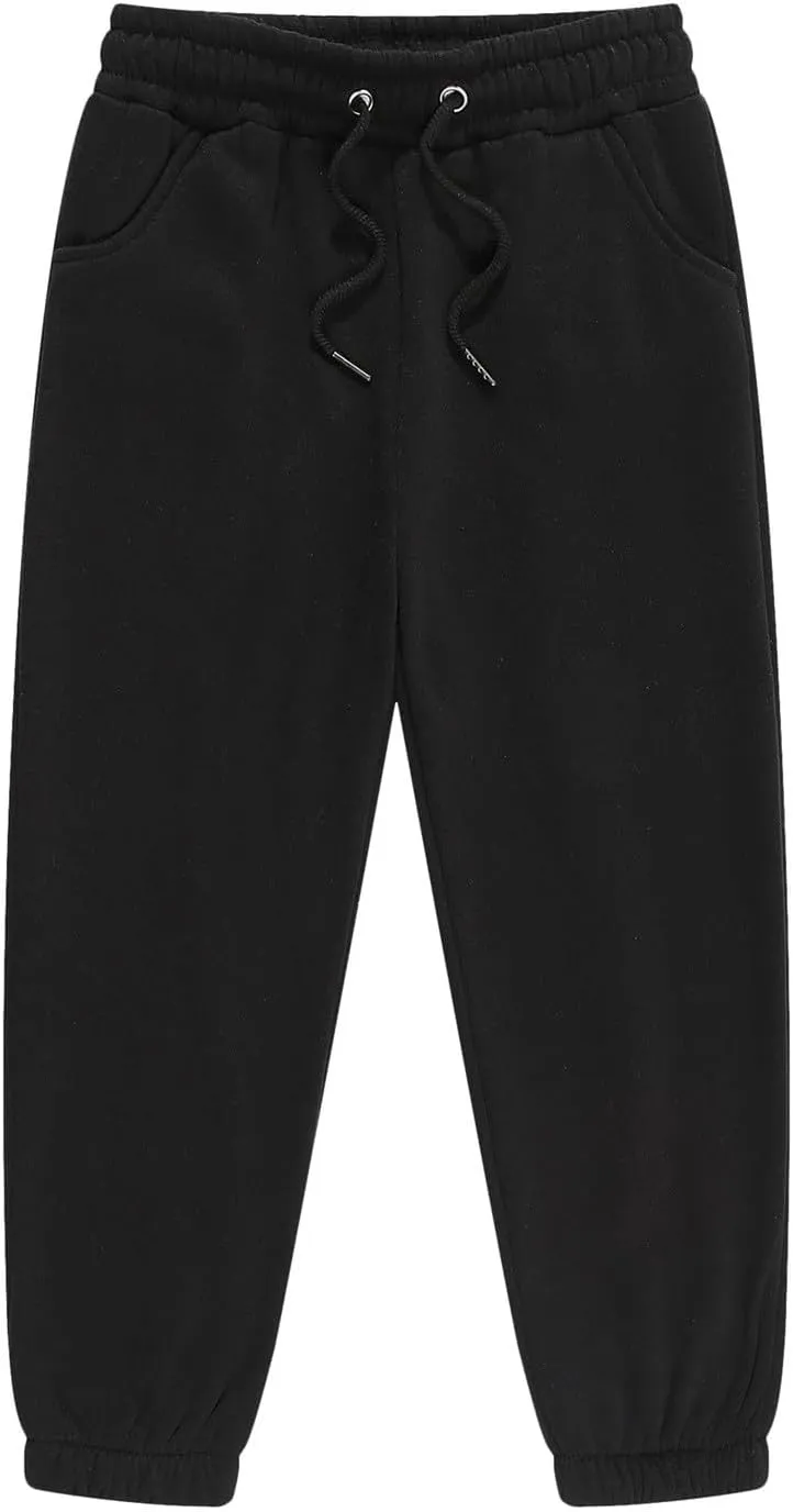 Toddler Boys Active Jogger Sweatpants Kids Casual Athletic Pull-On Jogger Pants with Pockets Sport Track Pants