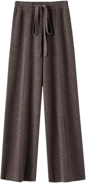 Women's Temperament Wide-Leg Pants High-Waisted Pants Loose Casual Straight Leg Outside to Wear Trousers