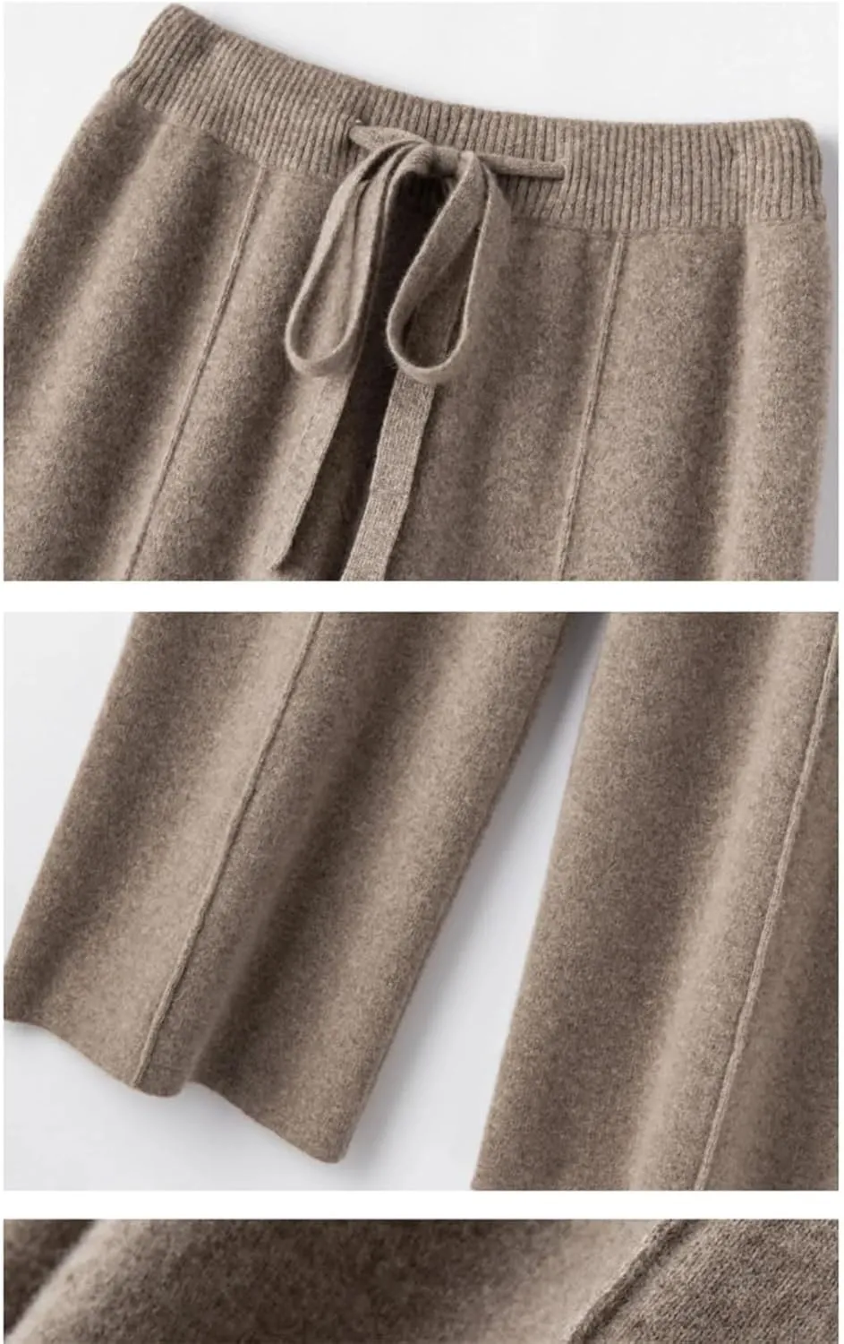 Women's Temperament Wide-Leg Pants High-Waisted Pants Loose Casual Straight Leg Outside to Wear Trousers